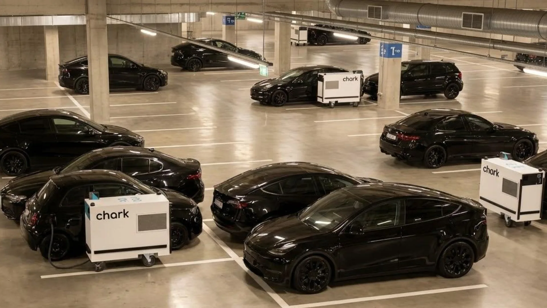 Parcheggio con ricarica Chark