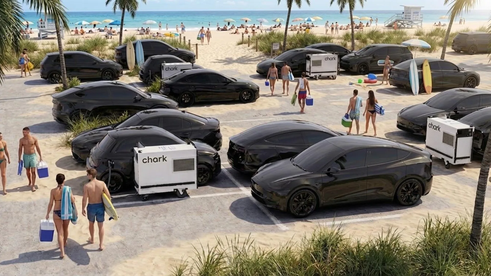 Infrastruttura di ricarica stagionale Chark