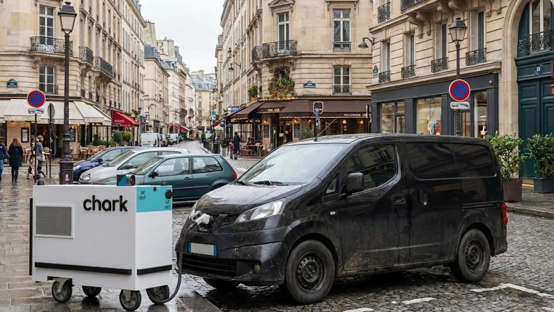 Chark mobile charging unit in operation